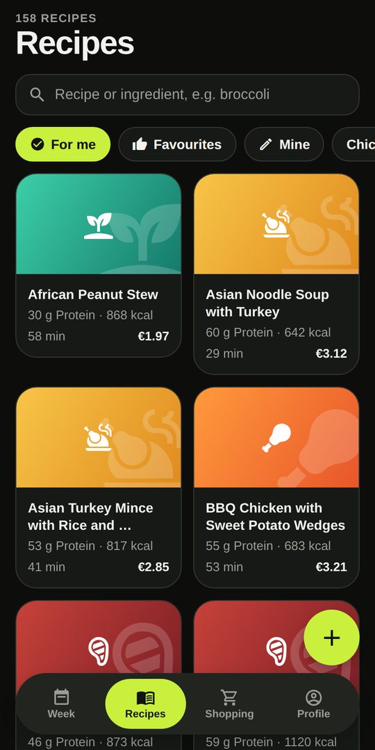Recipe list